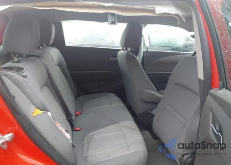 2012 Chevrolet Sonic 2Lt z USA, uszkodzony, nr VIN 1G1JC6SH2C4100205